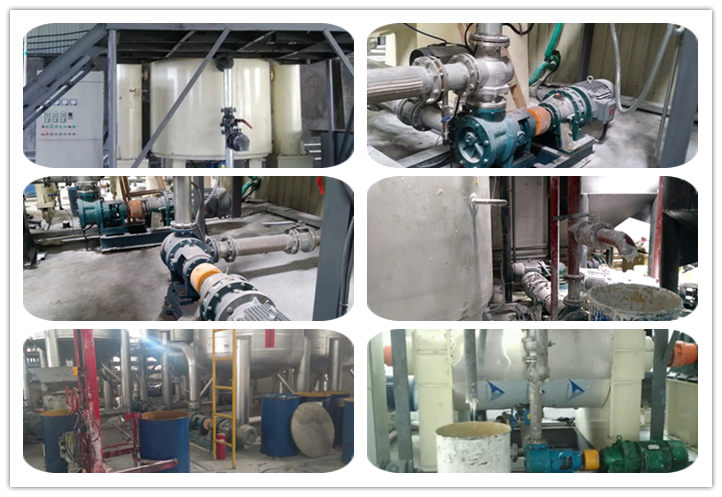 高粘度泵使用現場 高粘度泵使用現場